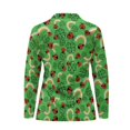 thumbnail image 3 of Uorisanigo Ladybug Four-Leaf Women's Long Sleeve Golf Shirt Size XS Fashion Quarter Zip Colorful Moisture Wicking Casual Tennis Activewear Soft Quarter Zip Pullover, 3 of 7
