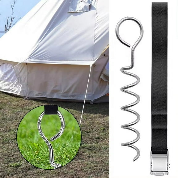 Trampoline Stakes,Corkscrew Shape Anchor Kit Steel Spiral Stakes,Ground Stake for Trampolines Tents Swing,B