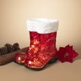 thumbnail image 4 of 16.3 in. Illuminating Resin Holiday Santa Boots with LEDs, 4 of 4