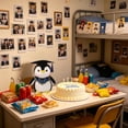 thumbnail image 6 of Plush Penguin Stuffed Animal Doll for Man Women Girls Boys Graduation Congratulatory Party Gifts, 8.7in, 6 of 6