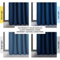 thumbnail image 3 of Hpd Half Price Drapes - Cortinas Opacas Térmicas De Terciopelo Para Sala De Estar, 120 Pulgadas De Largo (1 Panel), Cortinas Opacas Aisladas Con Bolsillo Para Barra Para Dormitorio, Cortinas De Ventan, 3 of 5