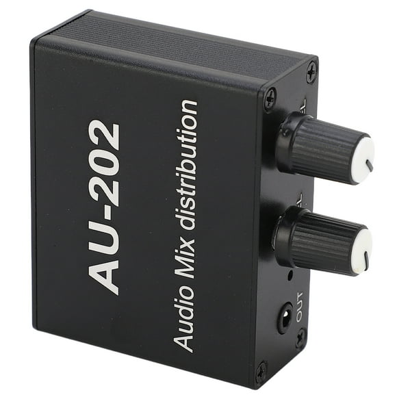Stereo Audio Mixer,Mini Audio Distribution Mixer Audio Magnifier Mixer Audio Distribution Mixer Ultra Responsive