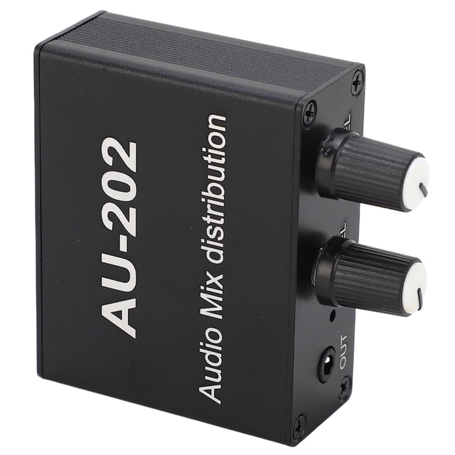 Mini mezclador de audio, mini mezclador de distribución de audio Mini distribuidor de audio Mezclador de distribución de audio elegante y moderno