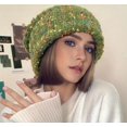 thumbnail image 1 of SUNSIOM Bonnet Décontracté pour Femmes Bonnet Tricoté Chaud d'Hiver Crâne Coloré pour Activités Extérieures, 1 of 2