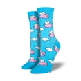 thumbnail image 1 of Ladies Flying Pigs Graphic Socks, 1 of 2