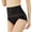 Black, variant on Women Tummy Control Shapewear High Waisted Slimmer Body Shaper Panty