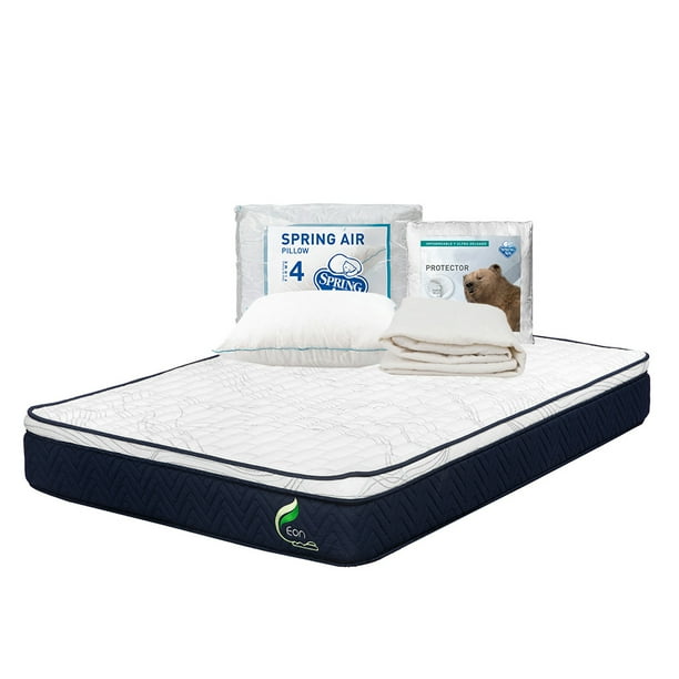 Colchón King Size Eon Restonic + Almohada Osos + Protector de Colchón
