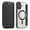 Black, variant on Allytechgroup Magnetic Wallet Case for Apple iPhone 17 6.3", RFID Blocking PU Leather Clear Back Cover Compatible with Magsafe Wireless Charging Anti-Scratch Case for iPhone 17, Black