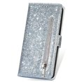 thumbnail image 4 of Case for FOXDOCK Google Pixel 6a Glitter Zipper Wallet Case with Short Hand Strap, 4 of 4
