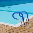 thumbnail image 3 of Danolapsi 32 x 23 Inch Swimming Pool Handrail with Easy Mount Base Plate, Rust and Weather Proof Grab Rails for Pools and Spas, 3 of 7