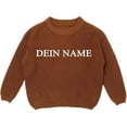 thumbnail image 3 of WOYY Boys Girls DIY Long Sleeve Sweater Knit Crewneck Pullover for Kids, Sizes 3-6M, 3 of 3