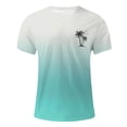 thumbnail image 4 of Leey-World Men's Cotton T-Shirts Oversized Shirt Short Sleeves Streetwear Loose Fit Summer Tee Tops Washed Basic Unisex Shirts Men T Shirts(Light Blue,2XL), 4 of 4
