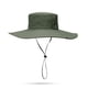 thumbnail image 1 of Gorro de pescador con sombrilla de poliéster para hombre y mujer, gorro de ala grande impermeable resistente al desgaste para exteriores, 62cm de circunferencia, 1 of 5