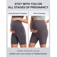 thumbnail image 6 of CRZ YOGA Butterluxe Maternity Biker Shorts 6" Pregnancy Yoga Workout Womens Activewear Buttery Soft, 6 of 6