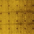thumbnail image 1 of Ahgly Company Indoor Square Oriental Yellow Industrial Area Rugs, 3' Square, 1 of 4