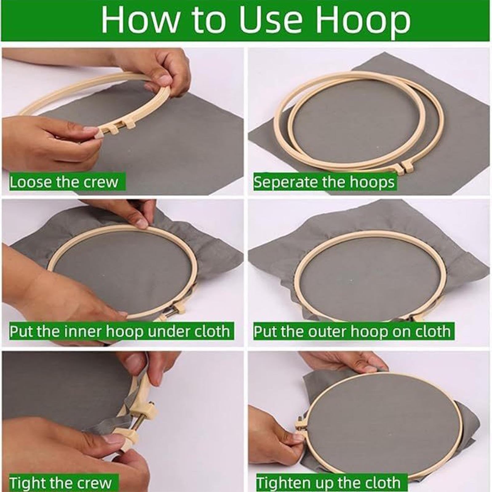 DIY Punch Needle Kits, Cute Sheep Pattern, 7" x 7" Hoop Embroidery Punch Needle Crafts Set, Easy for Adults and Children, Decoration Gift