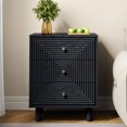 thumbnail image 5 of Heynemo Nightstand with 3 Drawers Set of 2, Modern Chest of Drawers for Bedroom, Living Room, Entryway, Black, 5 of 10