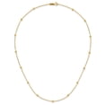 thumbnail image 5 of Primal Gold 14 Karat Yellow Gold Diamond-cut Tiny Puffed Circles 15-Station Necklace, 5 of 5