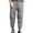 Grey, variant on Sweat Pants for Mens Mens Casual Pants Men's Lace Up Solid Color Floral Foot Casual Pants