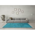 thumbnail image 3 of Ahgly Company Indoor Rectangle Abstract Light Blue Modern Area Rugs, 8' x 12', 3 of 4