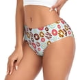 thumbnail image 2 of Fotbe Colorful Donuts Calzones Estampados para Mujer – Ropa Interior de Algodón, Cómoda, Suave y Elástica-3X-Large, 2 of 6