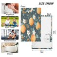 thumbnail image 6 of Yayeee 100% Cotton Hand Towels for Bathroom 16" x 28" Soft Absorbent Kitchen Towel, Green Oranges, 6 of 7