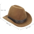 thumbnail image 4 of Cowboy Hat Shaped Engagement Ring Box, Velvet Jewelry Box for Proposal Wedding Ring Box Engagement Ring Case Display Box Small Ring Box Organizer for Wedding Ceremony Engagement, 4 of 8