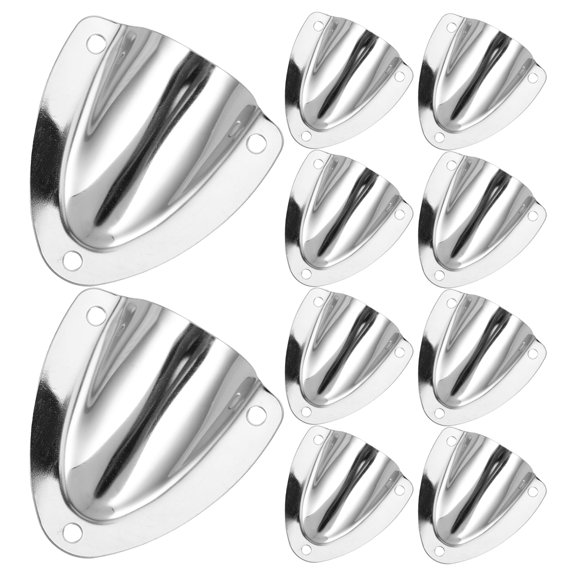 Phenofice 10Pcs Stainless Steel Plated Universal Boat Ventilation Caps for Deck Wall