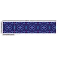 thumbnail image 3 of Ambesonne Violet Fabric by the Yard Upholstery, Modern Geometrical Layout, 5 Yards, Night Blue Indigo, 3 of 5