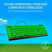 Razer BlackWidow V4 X Wired Mechanical Gaming Keyboard (Green Switch), Minecraft Edition