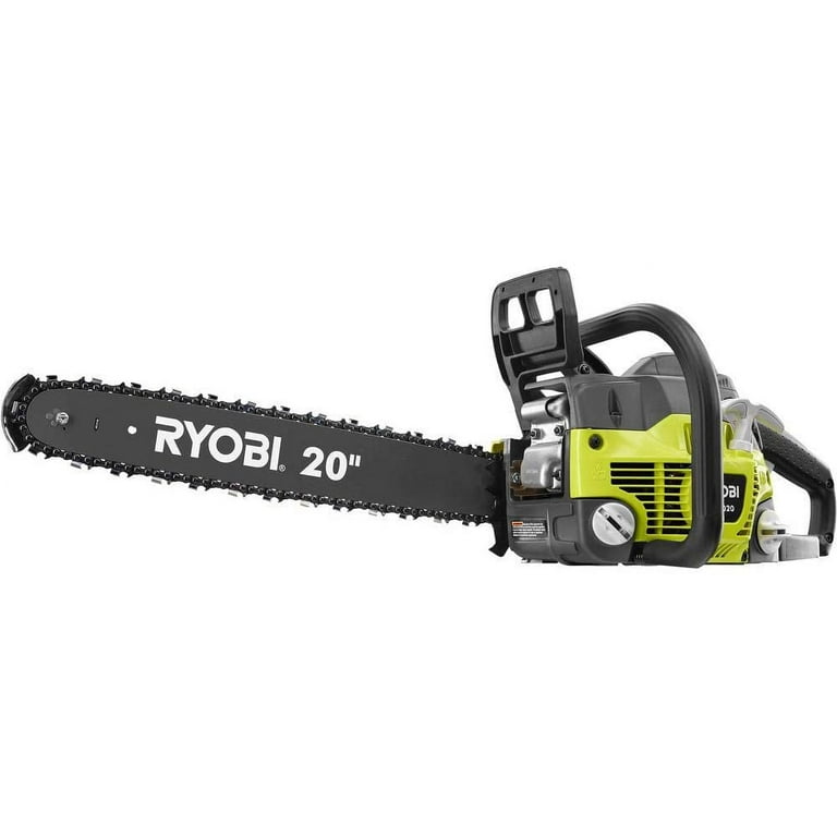 RYOBI RY5020 20 in. 50 cc 2 Cycle Gas Chainsaw with Heavy Duty