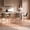 Green, variant on COLAMY Aurelia 25" Counter Height Bar Stools Set of 2, Modern Upholstered Kitchen Island Chairs with Gold Metal Frame, Durable Tweed Fabric for 34-40" Counter - Beige