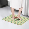 thumbnail image 4 of LightYellow Green Dinosaurs Silhouettes Flannel Non Slip Door Rugs,Washable Door Mats Indoor,Decorative Door Mats,Dirt-Resistant and Absorbent Doormat for Entrance,Bedroom,Kitchen,Bathroom,23.5"x16", 4 of 5