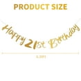 thumbnail image 6 of 21st Birthday Banner Party Decoration 21 Decoration Birthday Garland Happy Birthday Sign Cheers to 21 Years Old Bday Party Supplies Gold, 6 of 7