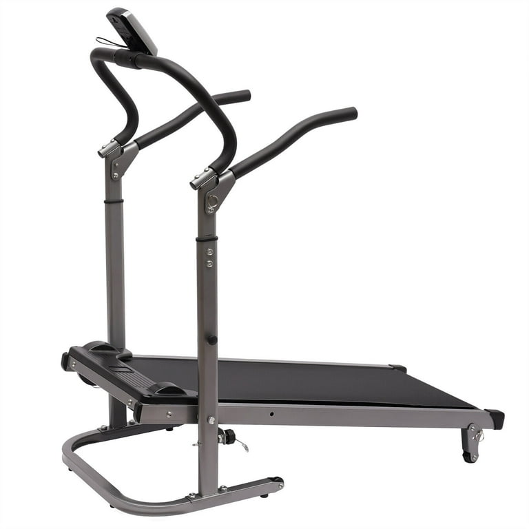 Miumaeov Foldable Treadmill with Incline Walking Treadmill Portable Treadmills Small Space Foldable Treadmills for Home with Dual Flywheels Floor Stabilizers Digital LCD Walmart