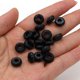 thumbnail image 1 of Nuevo 10 unids/lote de cuentas de ágatas naturales con forma de ábaco, cuentas de piedra Natural con agujero grande, tamaño 5x10mm para hacer joyería, collar, agujero de 4mm Tan Jianjun  unisex, 1 of 2