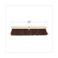 thumbnail image 2 of Boardwalk Floor Brush Head, 3.25" Natural Palmyra Fiber Bristles, 18" Brush, 2 of 5