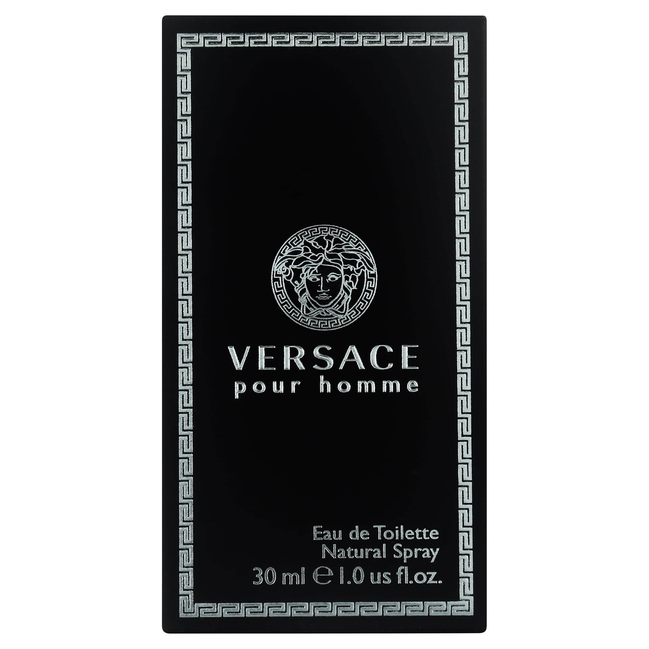GetUSCart- Versace Pour Homme for Men 3 Piece Set Includes: 3.4 oz Eau de  Toilette Spray + 0.3 oz Eau de Toilette Travel Spray + Black Trousse
