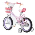 thumbnail image 3 of RoyalBaby Jenny Princess 14" Kids Bike w/Training Wheels & Basket, Pink EL, 3 of 7