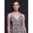 thumbnail image 2 of Bimba Robe Longue Chic à Imprimé Floral pour Femme, Style Bohème, Maxi d'Été, Tenue de Plage - Xxx-Grand, 2 of 5