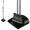 Black, variant on Yocada Upright Telescopic Iron Pole Iron Broom and Dustpan Set with Broom & Dustpan, Black