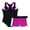 Rose Red, variant on Aislor Little Big Girls Two Piece Tankini Swimsuit Summer Beach Sports Swimwear Bathing Suit