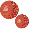 thumbnail image 7 of SKYSONIC Christmas Pig Cute Pot Holders Trivets, 2 Pcs Heat Resistant Trivets,Xmas Gingerbread Cotton Thread Weave Mats for Hot Pads Pans Pot Bowl Teapot for Kitchen Decor, 7 of 7