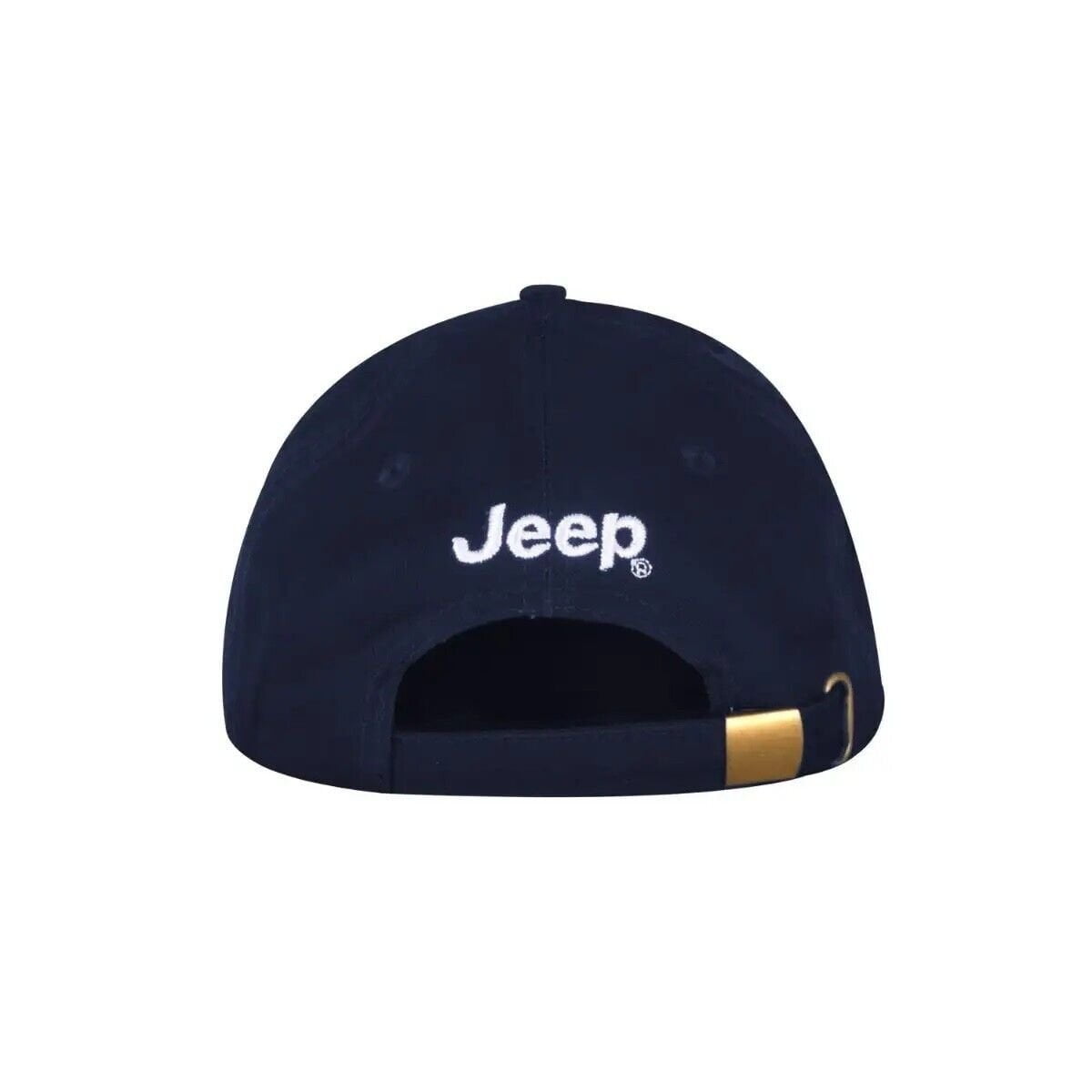 Jeep Star and Stripe Twill Cap Buckle Closure in Navy Blue