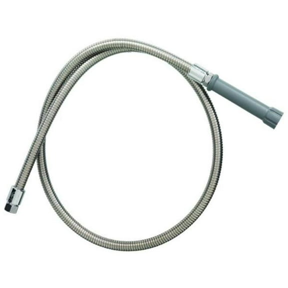 T&S Brass - 120'' Flex Stainless Steel Hose & Gray Handle