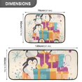 thumbnail image 3 of Snowman Penguins Gifts Kitchen Mats Non Slip Standing Desk Mat Runner Rug Washable Kitchen Rugs for Floor 2PCS, 3 of 7