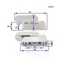 thumbnail image 2 of 1PCS High Quality Home Balcony Practical Replacement Security UPVC Window Door Lock Door Lock Safety Bar Handle Sweep Latch, 2 of 5