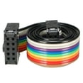 thumbnail image 5 of IDC 10P Wire Flat Rainbow Ribbon Cable 48cm 2.54mm Pitch 3pcs, 5 of 5