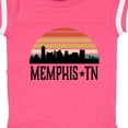 thumbnail image 4 of Inktastic Memphis Tennessee Skyline Retro Sunset Boys or Girls Baby Bodysuit, 4 of 5