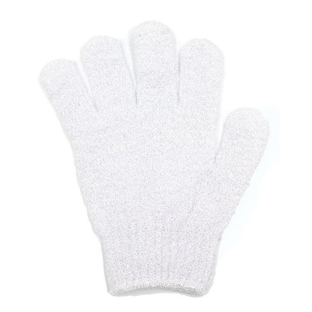 Exfoliating Glove Polyester 5‑Finger Design Body Scrub Wash Mitt for Deep Cleaning